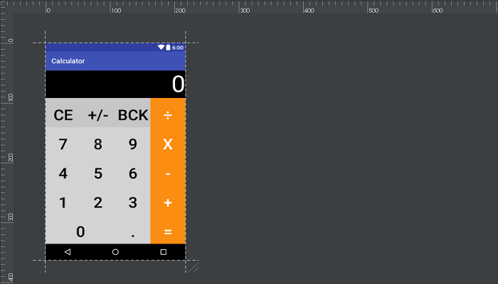 Java Calculator Interface